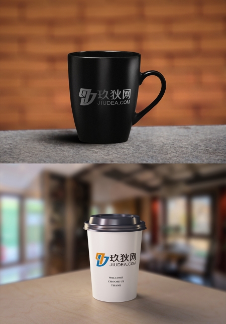 咖啡杯奶茶杯贴图效果
